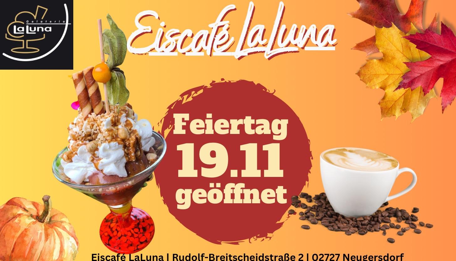 Feiertag 19.11. geöffnet