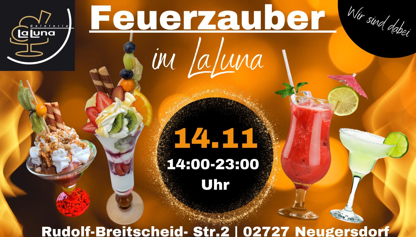 Infografik Feuerzauber im LaLuna